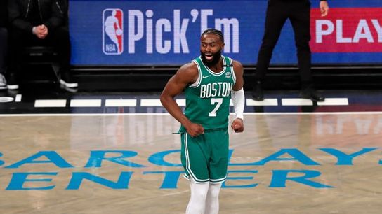 BSJ Game Report: Celtics 103, Nets 92 - Brown's 34, Tatum's late explosion, hold off Nets taken at BSJ Headquarters (Celtics)
